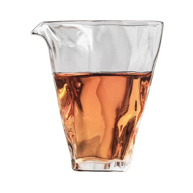 Japanese Style 150ml Kungfu Glass Tea Pitcher Fair Mug High Borosilicate Tea Cups Chahai Tea Set Accessories Teaware