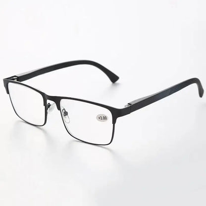 Men Business Vintage Metal Full Frame Presbyopia Eyewear Male Reading Glasses