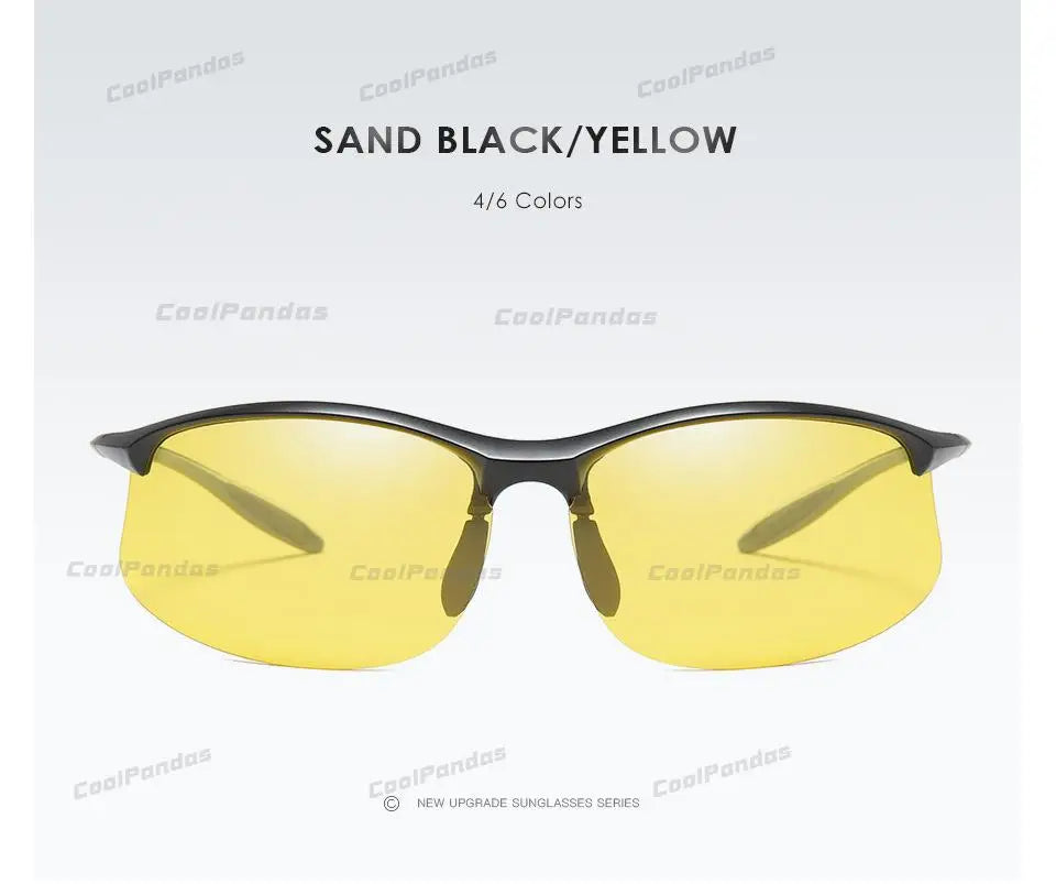 Ultra Light TR90 Polarized Military Style UV400 Driving Sunglasses for Men Women