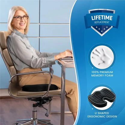 Seat Cushion Office Chair Cushions Pillow Memory Foam Pad Back Pain Relief Cushion Car Office Hip Support Massage Cushion