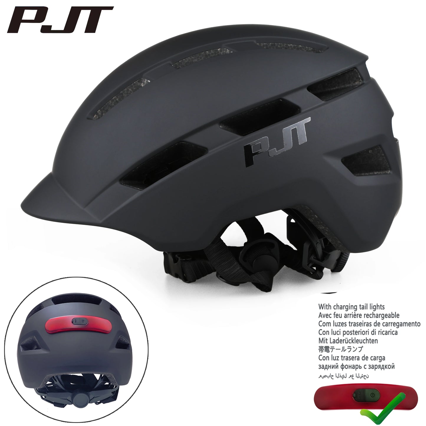 USB Rechargeable LED Cycling Helmet For Road Mountain Bike