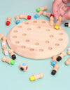 Kids Game Chess Wooden Memory Match Stick Fun Color Game Board Puzzles Educational Toy Cognitive Ability Learning Children Toys