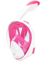 Full Face Snorkel Mask Diving Mask Swimming Goggles For Adult Detachable Camera Mount 180 Panoramic View Safety Breathing System