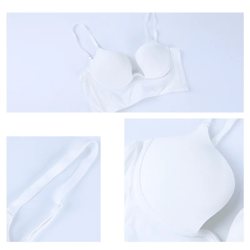 Deep V-Neck Backless Bodysuit Shapewear – Push Up Thong Body Shaper