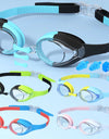 Kids Swimming Goggles Waterproof Swim Eyewear Glasses Anti-fog&Leak Girls Boys Youth Quick Adjustable Strap Age 3-14 Years Old