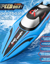 Rc Boat Large 48Cm 40Km/h High-Speed Remote Control Speedboat 2.4G Waterproof Electric Racing Ship Water Toys for Boys