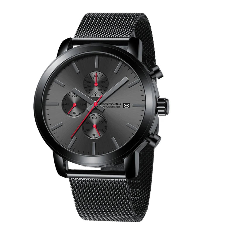 Luxury Man Watch High Quality Waterproof Chronograph Wristwatch Quartz Casual Clock relogio masculino