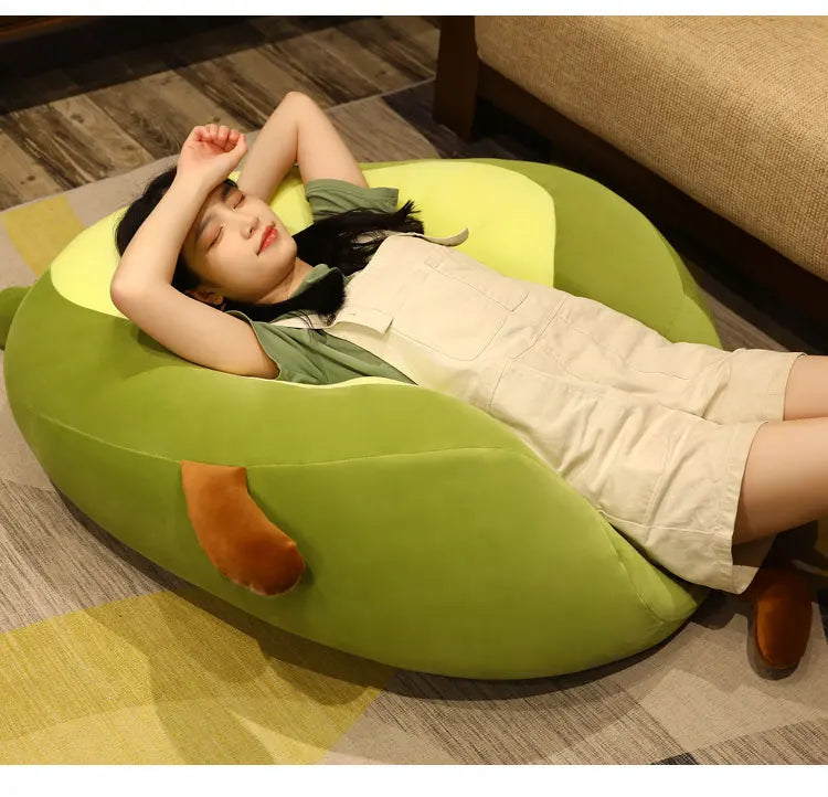 Giant Avocado Plush Soft Stuffed Fruit Pillow