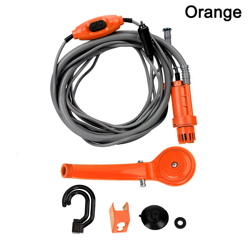 Portable 12V Caravan Camping Shower Pump Kit
