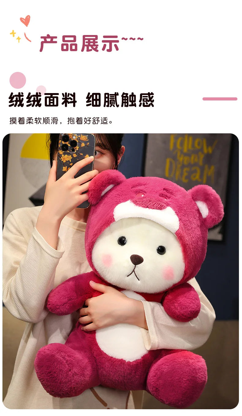 Cute Teddy Bear Plush Stuffed Animal Soft Pillow