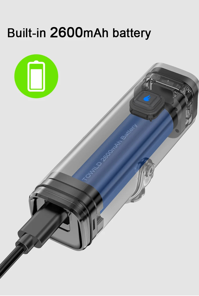 CL900 Bike Front Light 900 Lumens TYPE-C Rechargeable Bicycle Light IPX6 Cycling Headlight LED Flashlight MTB Bike Lamp