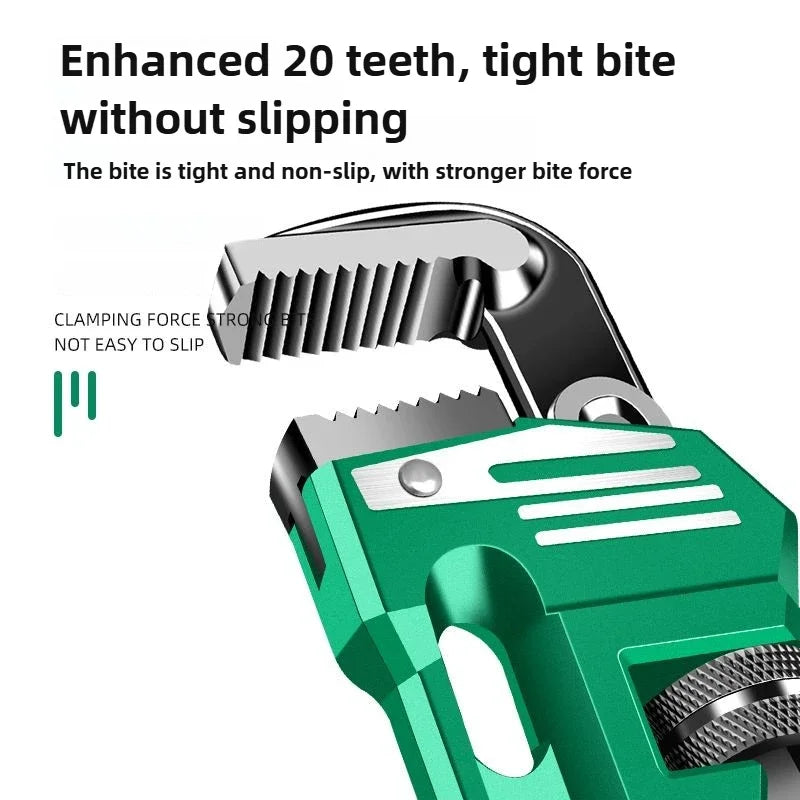 10/12/14/18 Inch Pipe Wrench Universal Monkey Spanner Multi-function plumbing Hand Nut Sink Wrench Pipe Large Open Spanner