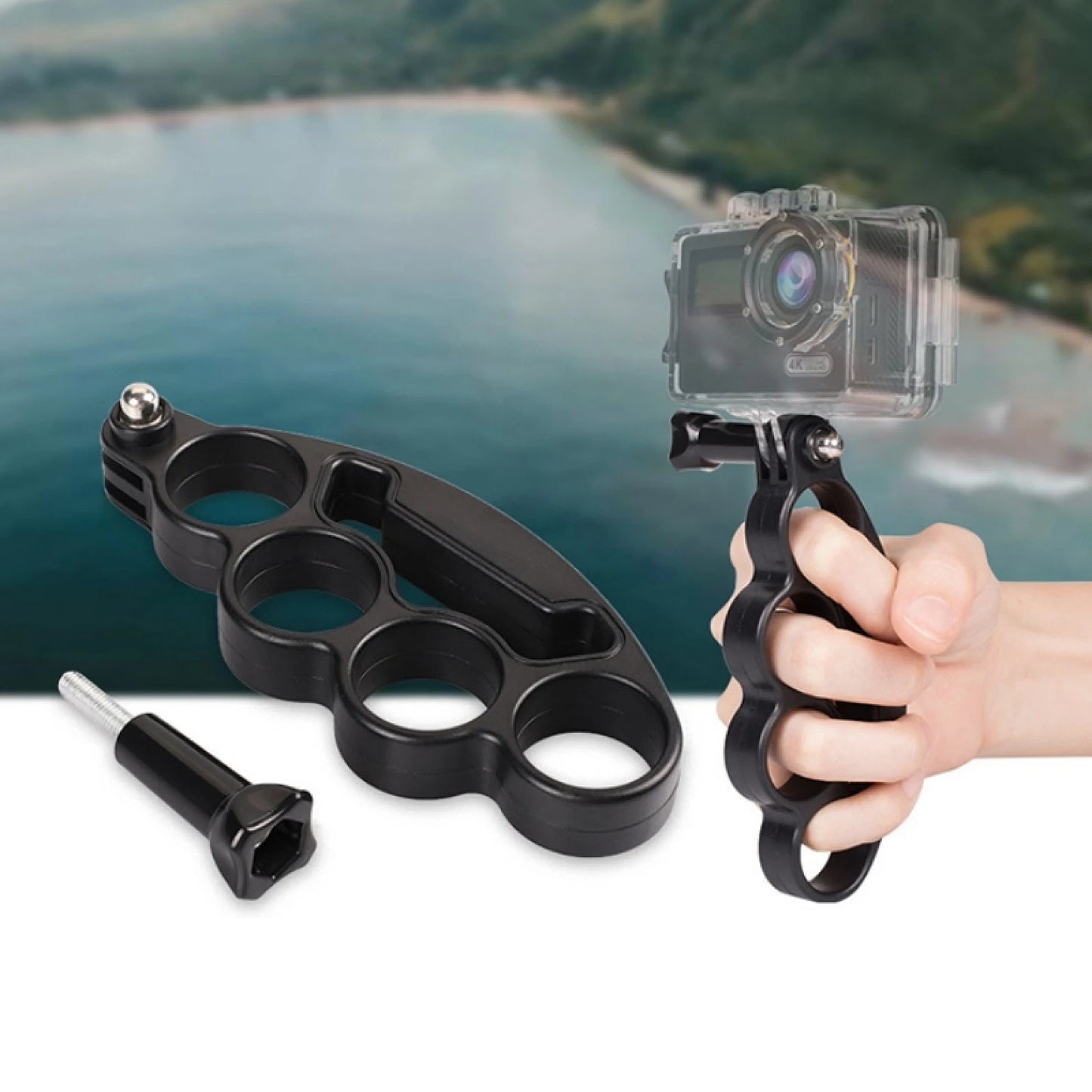 2 PCS Five Finger Ring Grip Stand Stabilizer For Gopro Hero 5 6 7 8 9