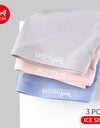 3-Pack Men’s Ice Silk Breathable Transparent Briefs – Thin & Lightweight