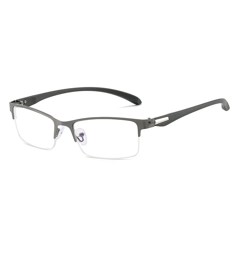 Half-frame Reading Glasses High Quality Business Glasses Presbyopia Eyeglasses 1.0 2.0 3.0