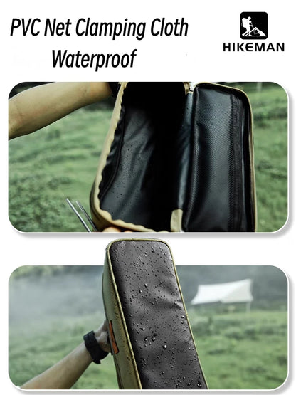 Outdoor Picnic Tableware Storage Bag Camping Barbecue Cooking Utensils Storage Bag Portable Waterproof  Storage Bag