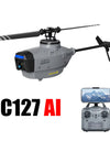 RC ERA C127AI C127 C128 2.4G 6-Axis Gyro Stabilized Flybarless Professional RC Helicopter 4ch Remote Control Aicraft for Adult