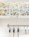 Wide 75/90 Cm Heat Control Rainbow Window Vinyl Security Window Tint Sun Protection Film Non Adhesive Stickers Stained Glass