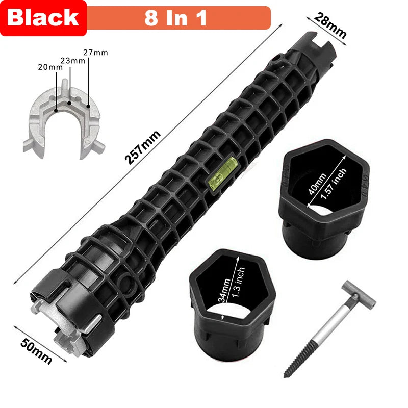 Sink Bathroom Wrench Plumbing Installation Tool Household Water Pipe Faucet Vegetable Basin Angle Valve Sink Maintenance