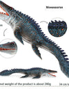 1pc Large Mosasaurus Megalodon Shark Dinosaur Figures Realistic Model Marine Animal Life Toy for Collection Party Favor Kid Gift