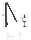 Multifunction Desk Setup Stand Microphone Desktop Stand for Microphone Smartphone Camera Live-streaming