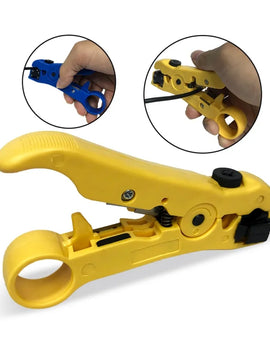 Multi-functional Wire Plier Cable Wire Pliers Electric Stripping Tools Cutter Striper for UTP/STP RG59 RG6 RG7 RG11 Cable Cutter