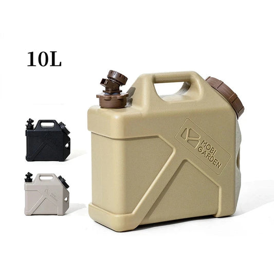 10L Portable Bucket Outdoor Camping Food Grade PE Water Tank With Faucet Car Water Container