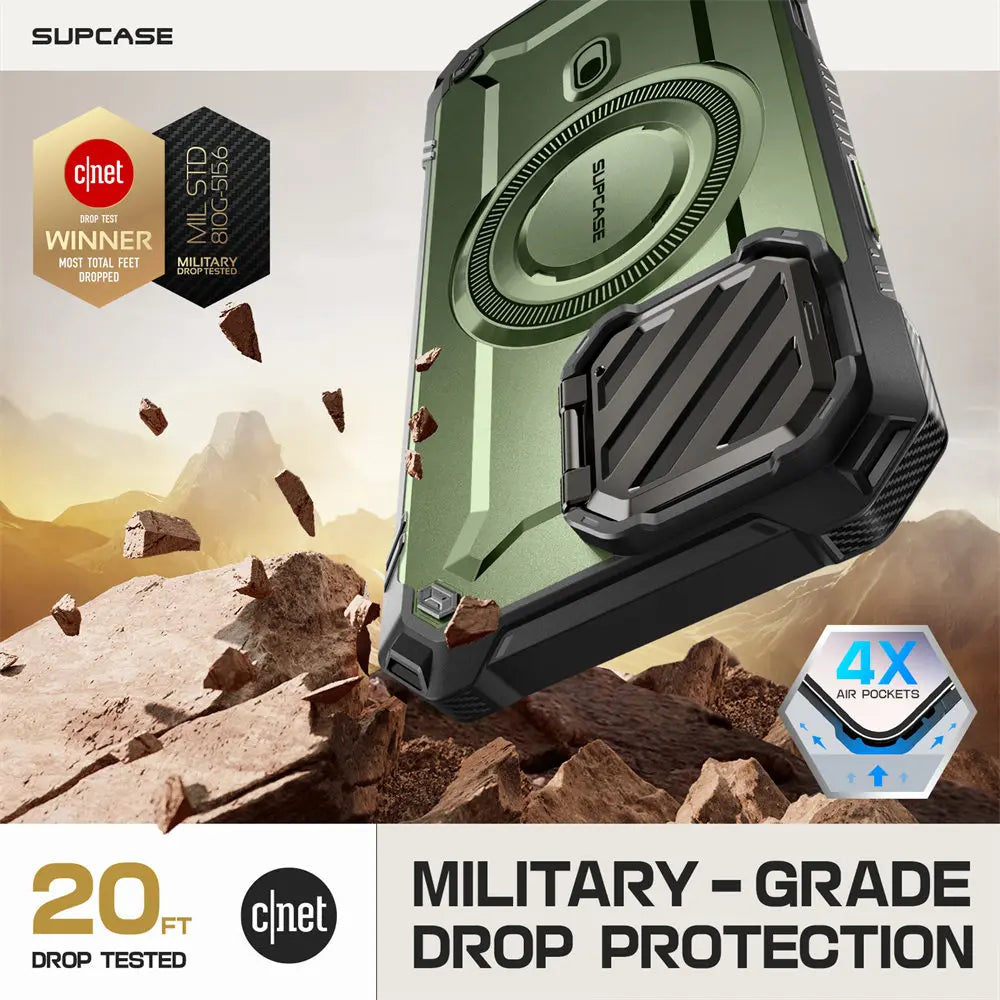 For iPhone 16 Pro Case 6.3" 2024 UB Mag XT Heavy Duty Rugged Strong  Phone Case with Camera Cover