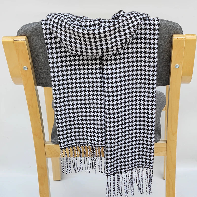 Classic lattice men soft shawl plaid scarves shawl wraps shawl neckerchief headband muffler