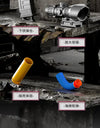 M416 Toy Gun Shell Throwing Soft Bullet Can Fire Suction Cup Children's Assault Rifle Manual Pull Bolt Model Boy's Toy