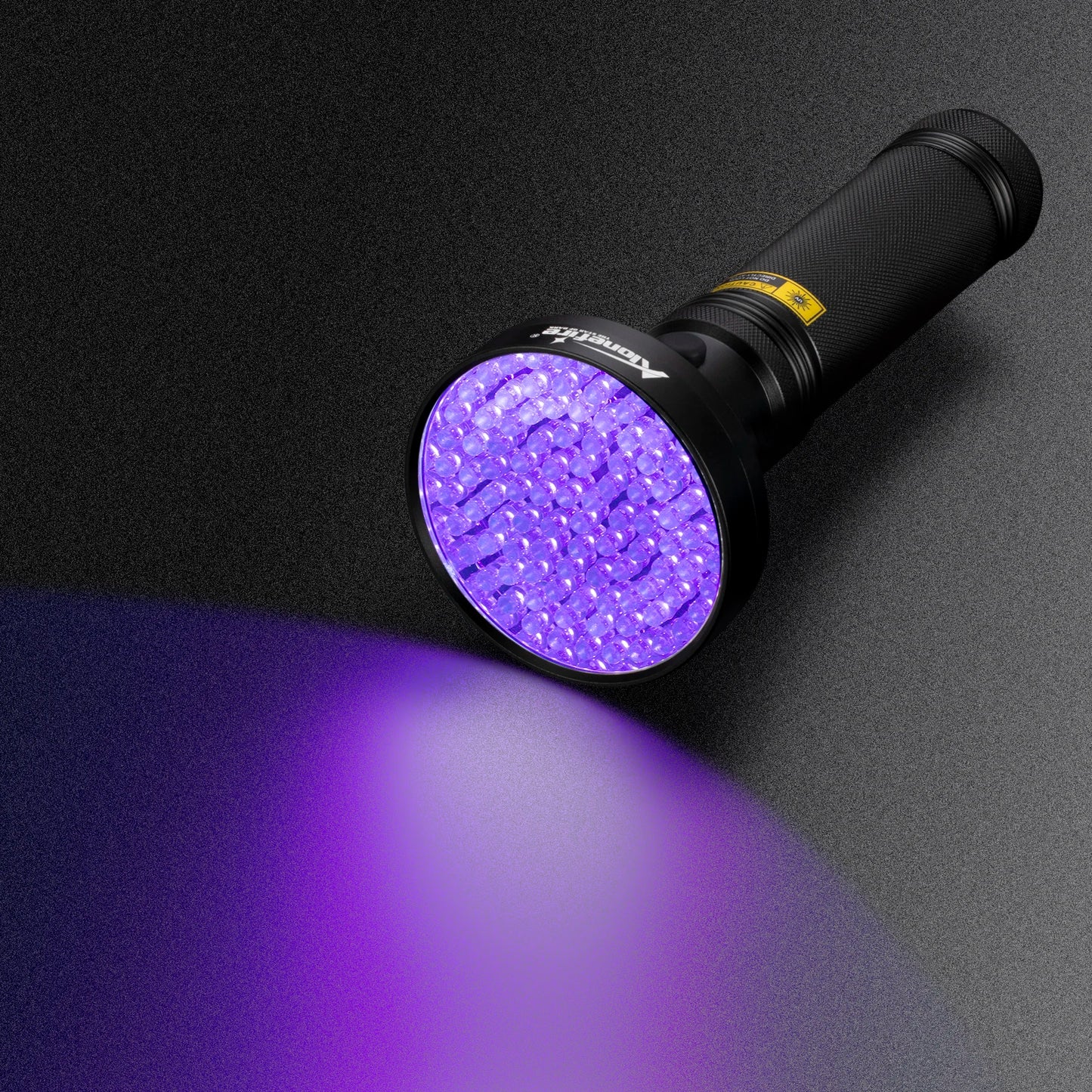 100 LED 395nm UV Blacklight Flashlight For Detection