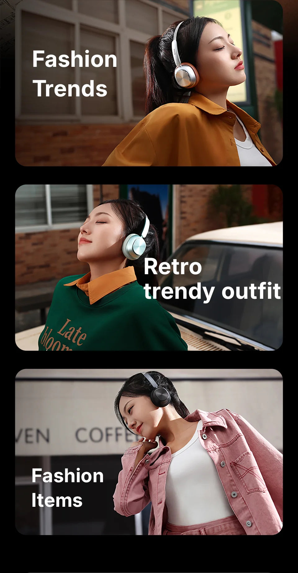 D20S Retro Headband Headphones Bluetooth 5.4 Sport Earbuds HiFi Sound Noise Cancelling Headband Earphones for Running