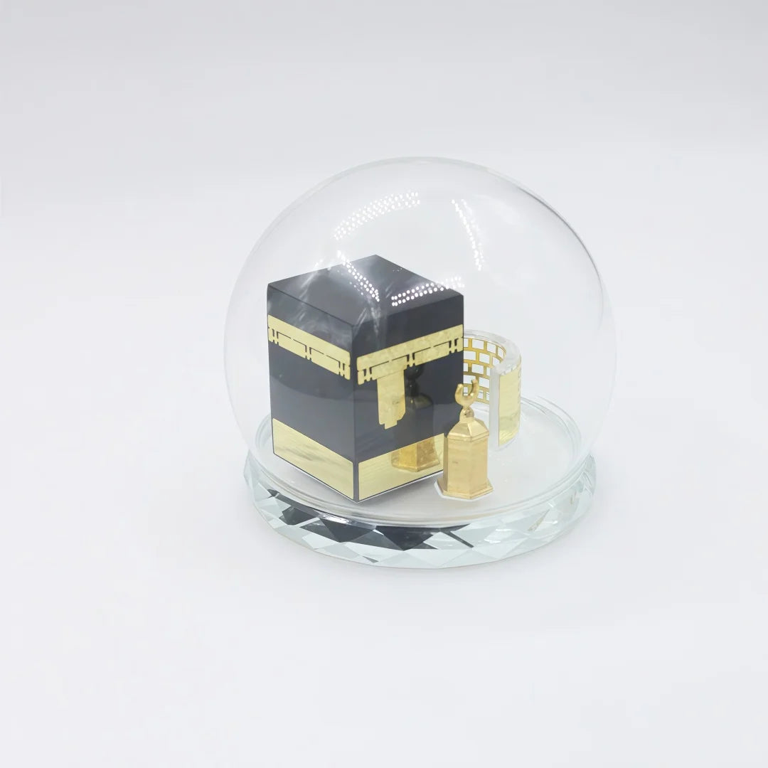 Muslim Crystal Gilded Kaaba Model Islamic Kaaba Replica Table Decor Islamic Home Vehicle Decor Islamic Building Gift