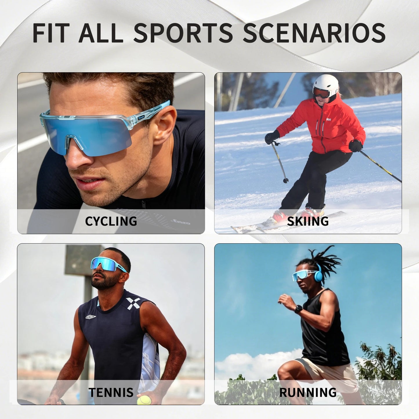 Photochromic UV400 MTB Cycling Sunglasses
