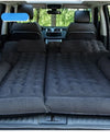 Portable Dual-Use Inflatable Bed For Car Travel Off-Road SUV Rear Seat Flocking Multi-Functional Comfortable Mattress