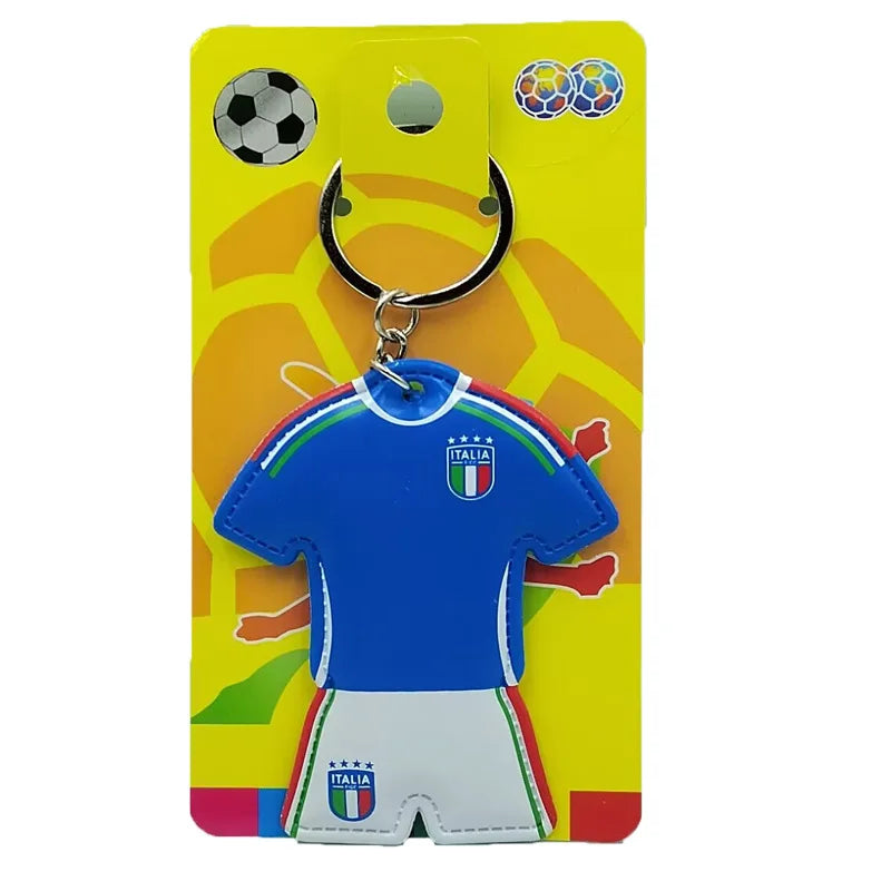 Football Jersey Keychain Soccer Team Shirt Bag Charm Sports Souvenir
