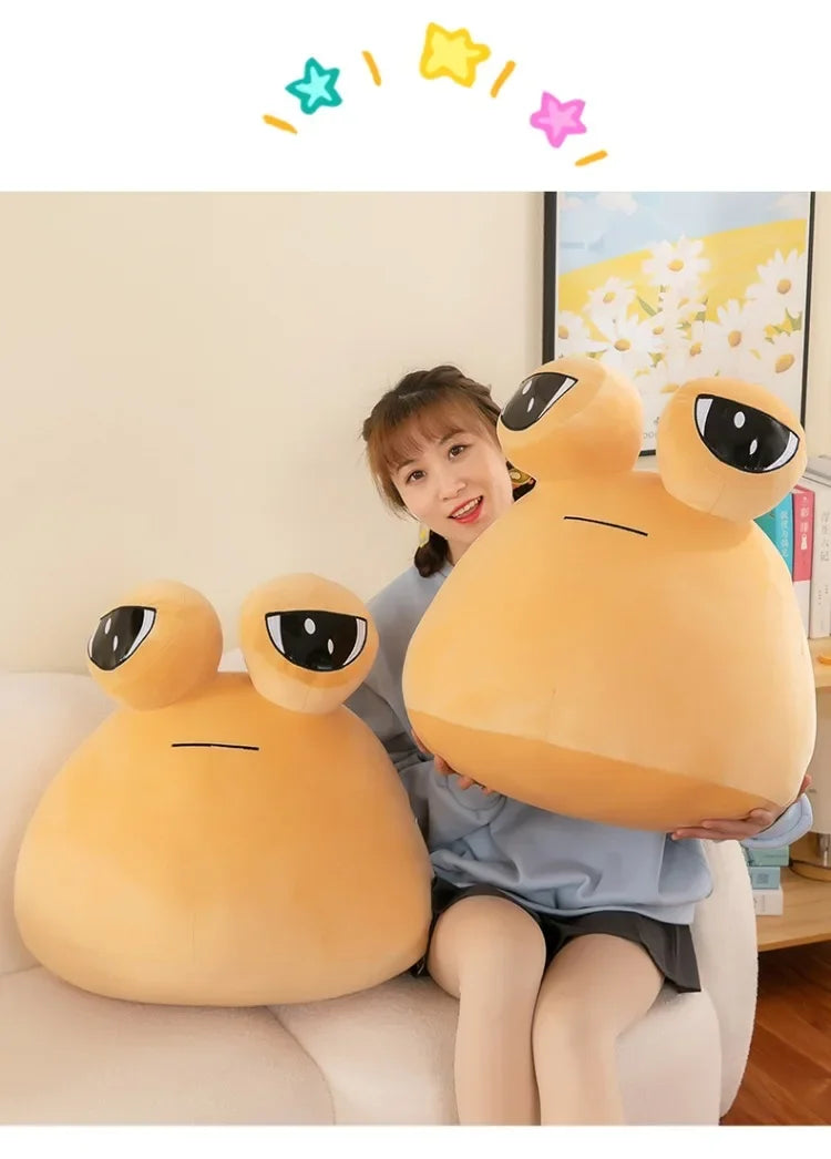 22-55cm My Pet Alien Pou Big Size Plush Toy Kawaii Alien Pet Dolls Cute Pou Stuffed Toys Soft Pillow Animal Kids Birthday Gifts