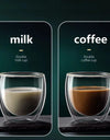 2/4/6pcs Screw Thread Espresso Cups Set Double Wall Glass Coffee Mugs Set 80ml Shot Glass Insulated Teacup Coffee Accessories
