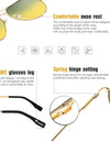 Polarized Pilot Sunglasses for Men and Women Driving Anti Glare Day and Night