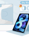 For Tablet iPad Pro 11 Case For Pro 12.9 Air 5 4 10.9 iPad 10th 7/8/9th Generation Mini 6 360° Rotatable Transparent Back Cover