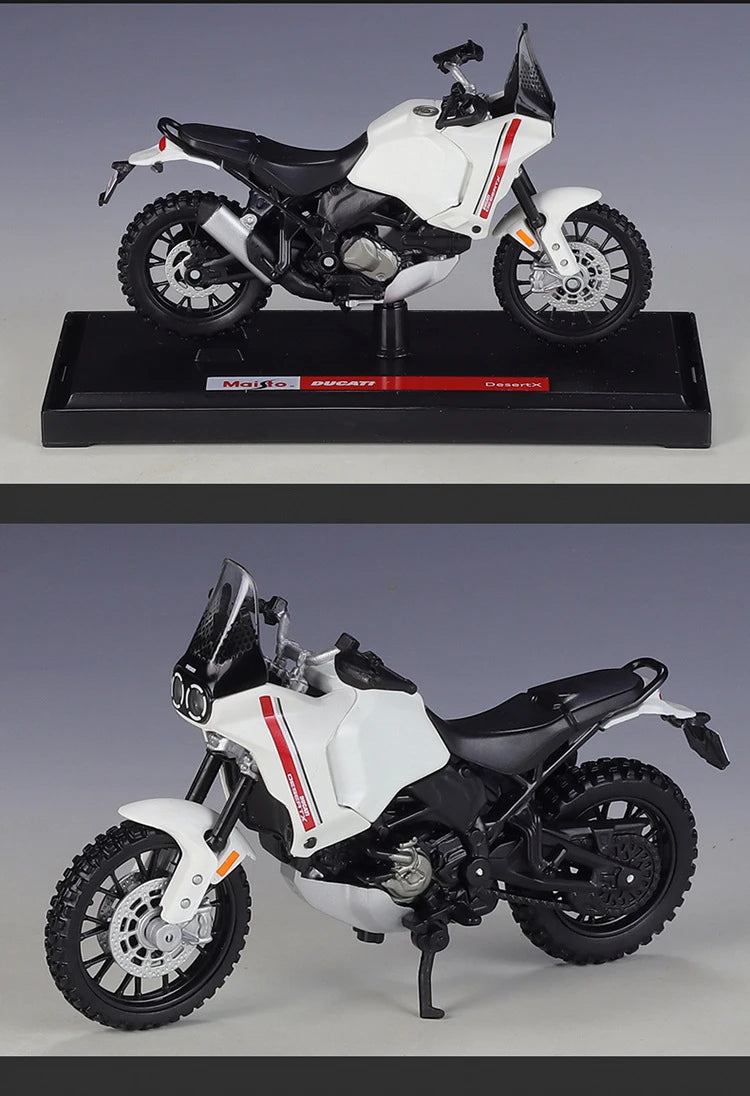 1 18 Scale Ducati Desert X Diecast Motorcycle Model