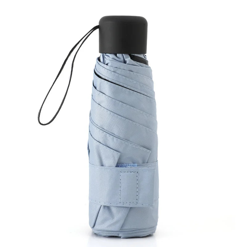 Ultralight Mini Folding Umbrella Compact Windproof Travel Sun Rain Protection
