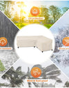L Shape Corner Outdoor Sofa Cover Waterproof Rattan Corner Furniture Cover V Shape Sofa Table Chair Protective Dust Covers