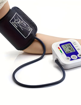 Blood Pressure Monitor Upper Arm Automatic Tonometer Digital Blood Pressure Meter BP Medical Sphygmomanometer Pulse Heart Rate