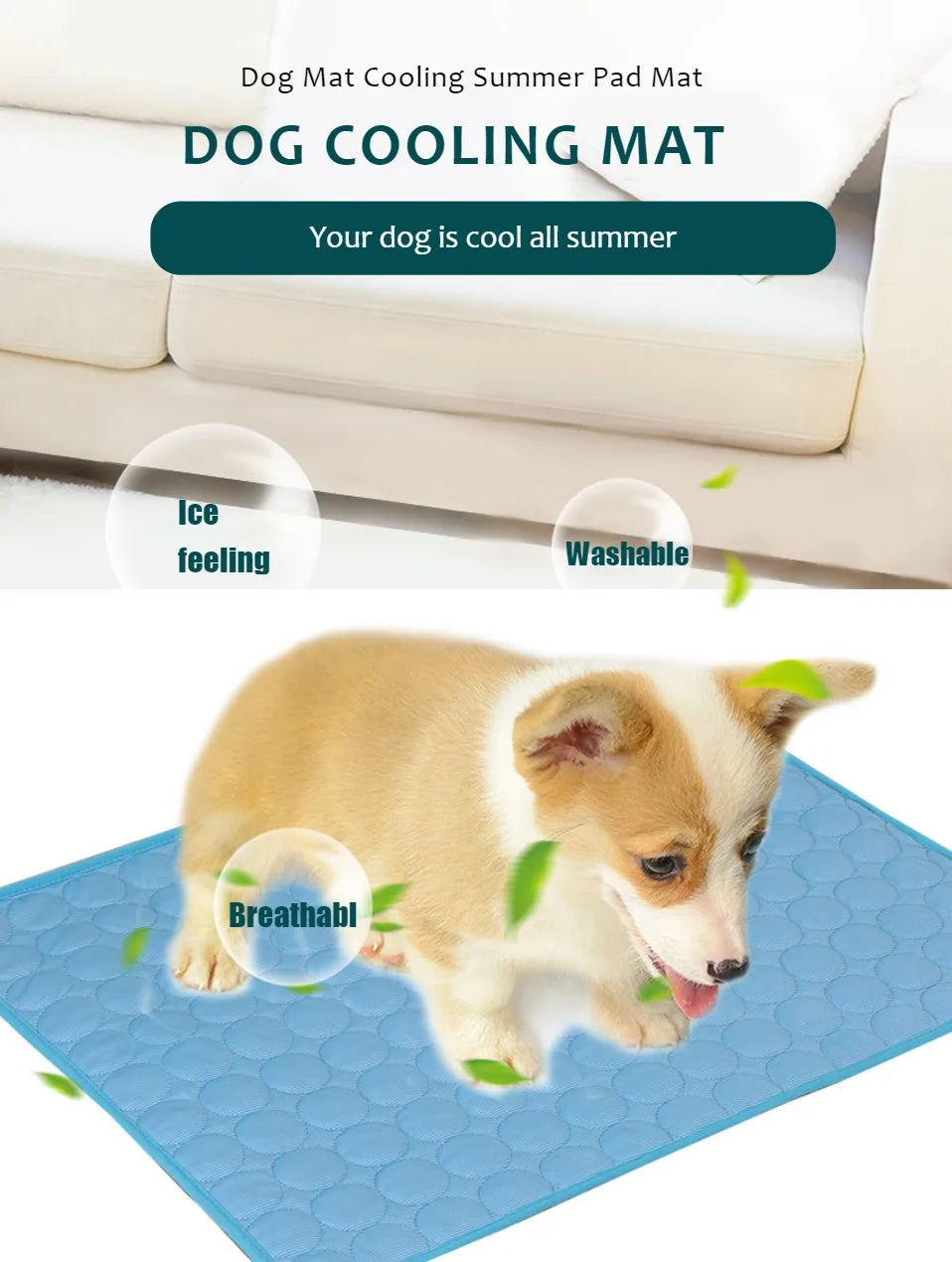 Self Cooling Pet Mat for Dogs and Cats
