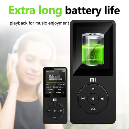 XIAOMI Mp3 Mp4 Player support Memory Card Portable Digital Screen FM Radio Voice Record Built-in Speaker With Photo Viewe