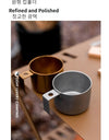 Portable Outdoor Travel Camping Tea Coffee Mug Cup 304 Stainless Steel Water Cup for Picnic Hiking