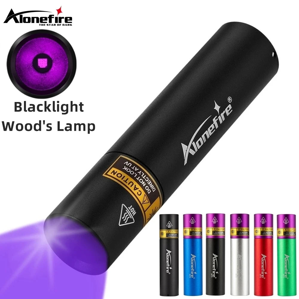 365nm UV Rechargeable Blacklight Flashlight For Detection