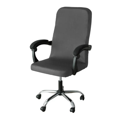 M/L Size Office Chair Covers Stretch Spandex Anti-dirty Computer Seat Chair Cover Removable Office Chair Slipcovers Solid Color