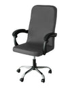 M/L Size Office Chair Covers Stretch Spandex Anti-dirty Computer Seat Chair Cover Removable Office Chair Slipcovers Solid Color